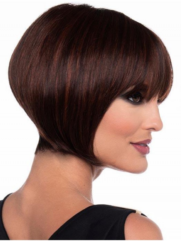 Parrucche Dritte Corte Stile Bob