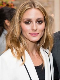 Olivia Palermo Parrucche Per Capelli Umani Frontali In Pizzo Medio Ondulato Con Separazione Centrale 14 Pollici
