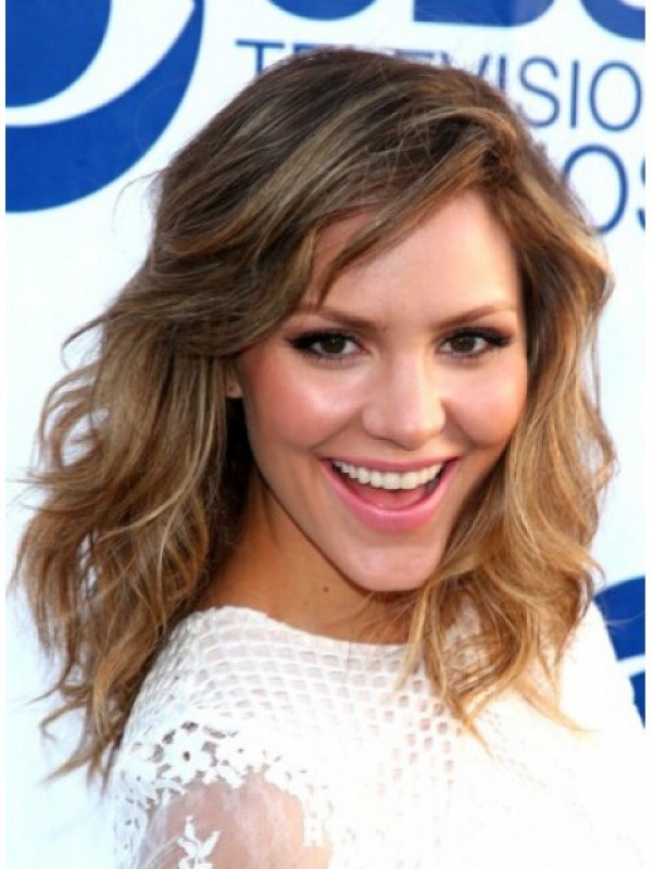 Parrucche Di Capelli Umani Di Remy Senza Cappuccio Bicolore Di Katharine Mcphee 16 Pollici
