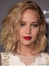 Parrucche Di Capelli Umani Senza Cappuccio Ondulati Stile Bob Biondo Con Frangia Laterale 12 Pollici