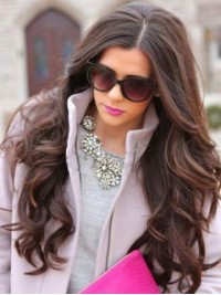 Parrucca Anteriore In Pizzo Con Aubum Highlight Natural Wave 26 Pollici Remy Human Hair
