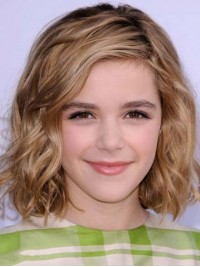 Parrucche Per Capelli Umani Senza Cappuccio Stile Bob Ondulato Corto Biondo Con Frangia Laterale 12 Pollici