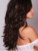 Capelli Umani Ondulati Lunghi Senza Cappuccio Di Remy 24 Pollici