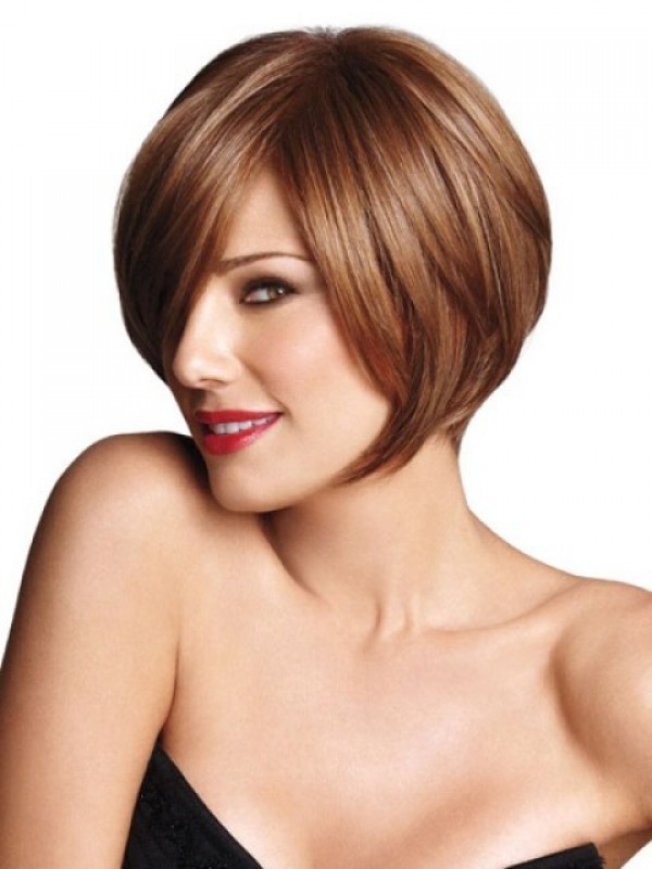 Parrucche Umane Corte Dritte