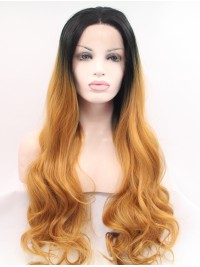Parrucche Frontali In Pizzo Sintetico Ricci Da 28 "