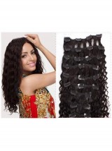 Clip Riccia Profonda A Testa Piena Da 9 Pezzi Nelle Estensioni Brasiliane Dei Capelli Umani Di Remy