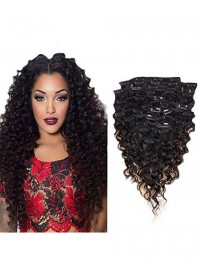 Clip Nelle Estensioni Dei Capelli Umani Clip Di Estensioni Dei Capelli Umani Ricci