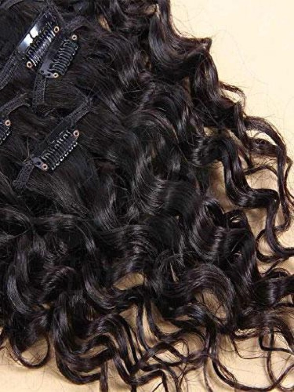 Clip Nelle Estensioni Dei Capelli Umani Clip Di Estensioni Dei Capelli Umani Ricci