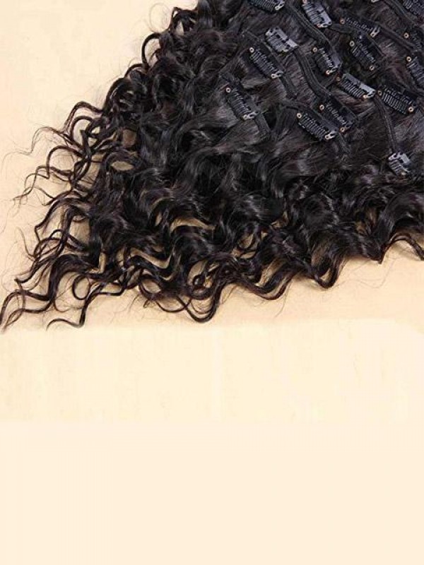 Clip Nelle Estensioni Dei Capelli Umani Clip Di Estensioni Dei Capelli Umani Ricci