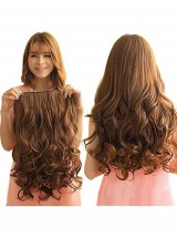 Si Aggancia Alle Estensioni Dei Capelli Sintetici Per Le Donne