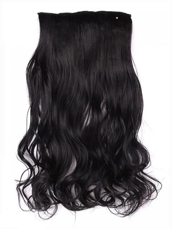 Estensione Dei Capelli Umani Dell'Onda Del Corpo Di Un Pezzo Istantaneo Jet Black
