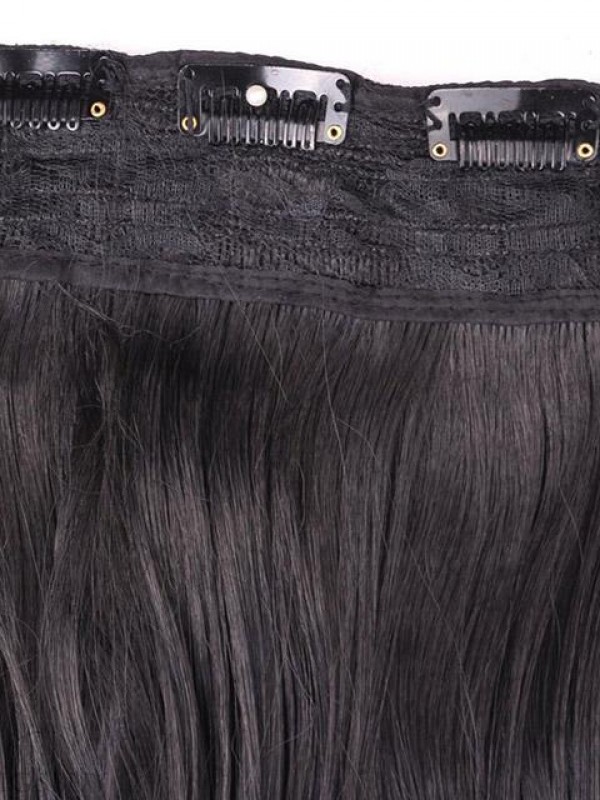 Estensione Dei Capelli Umani Dell'Onda Del Corpo Di Un Pezzo Istantaneo Jet Black