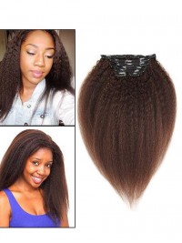Clip Dritta Kinky Yaki Nelle Estensioni Dei Capelli Umani