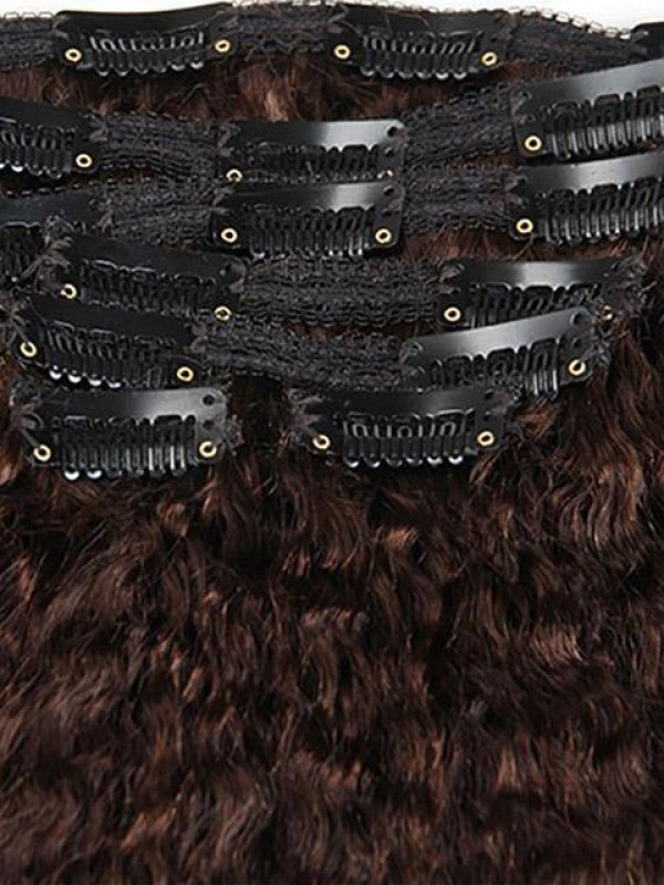 Clip Dritta Kinky Yaki Nelle Estensioni Dei Capelli Umani