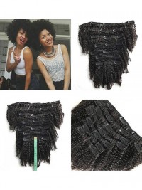 Clip Ricci Crespi Nelle Estensioni Dei Capelli Donna Capelli Umani Afro Crespi