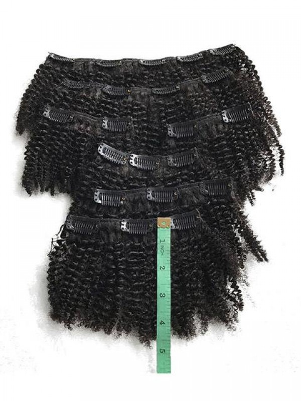 Clip Ricci Crespi Nelle Estensioni Dei Capelli Donna Capelli Umani Afro Crespi