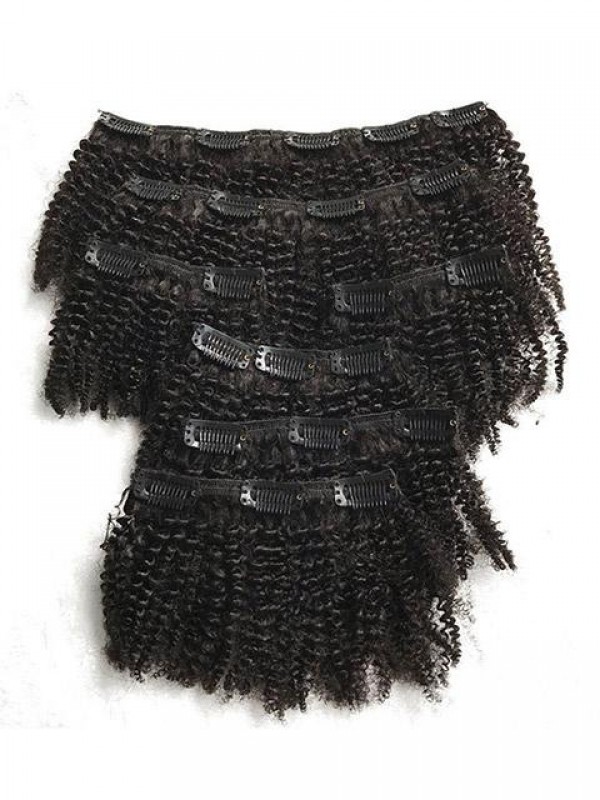 Clip Ricci Crespi Nelle Estensioni Dei Capelli Donna Capelli Umani Afro Crespi