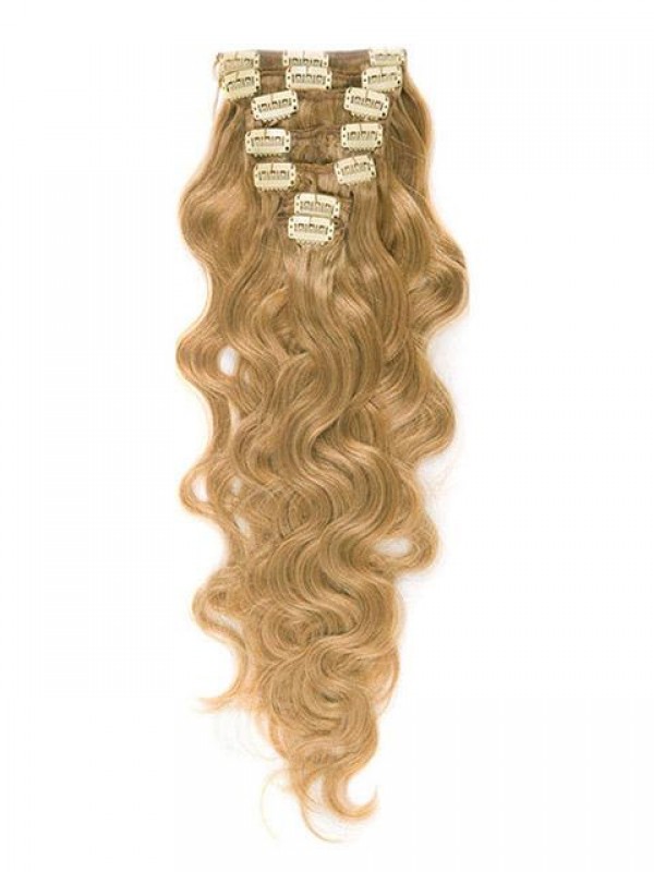Remy Human Hair Wavy 7 Pezzi Clip Nelle Estensioni Dei Capelli