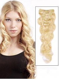 Remy Human Wavy 7 Pezzi Clip Nelle Estensioni Dei Capelli