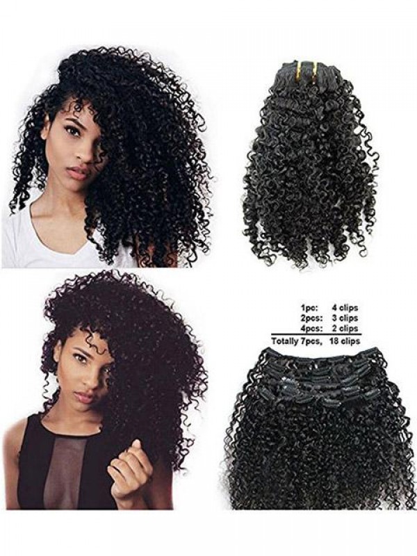 Estensioni Dei Capelli Afroamericani Ricci Crespi Dei Capelli Vergini Di Remy