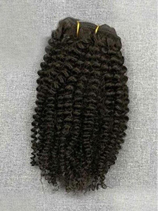 Ugea 20 Pollici 120G Virgin Ricci Clip Nelle Estensioni Dei Capelli