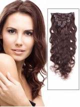 Clip Ondulata Da 7 Pezzi Nelle Estensioni Dei Capelli Umani Di Remy