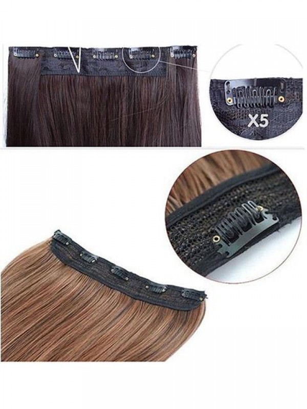 5 Clip Di Estensioni Per Capelli Con Clip A Mezza Testa Riccia