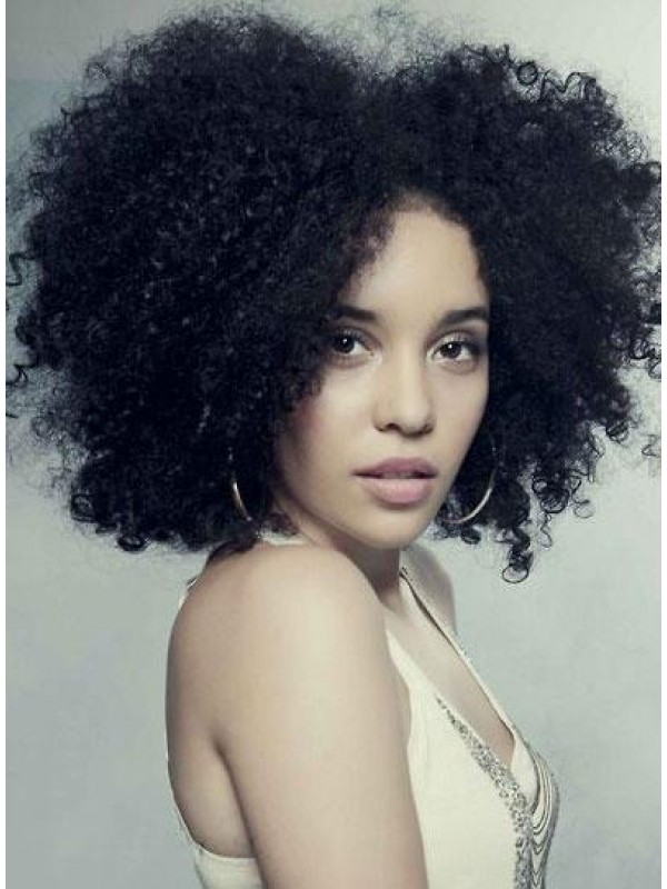 Clip Da 7 Pezzi Nell'Estensione Dei Capelli Umani Alla Moda Afroamericana