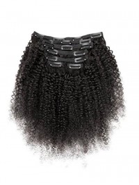 Clip Ricci Afro Crespi Nelle Estensioni Dei Capelli Capelli Umani