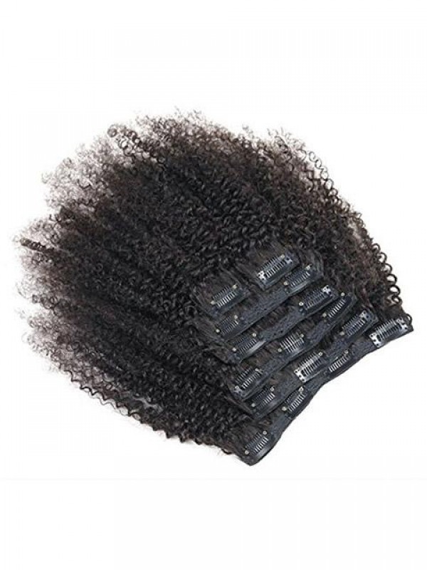 Clip Ricci Afro Crespi Nelle Estensioni Dei Capelli Capelli Umani