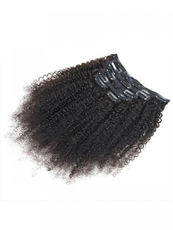 Clip Ricci Afro Crespi Nelle Estensioni Dei Capelli Capelli Umani