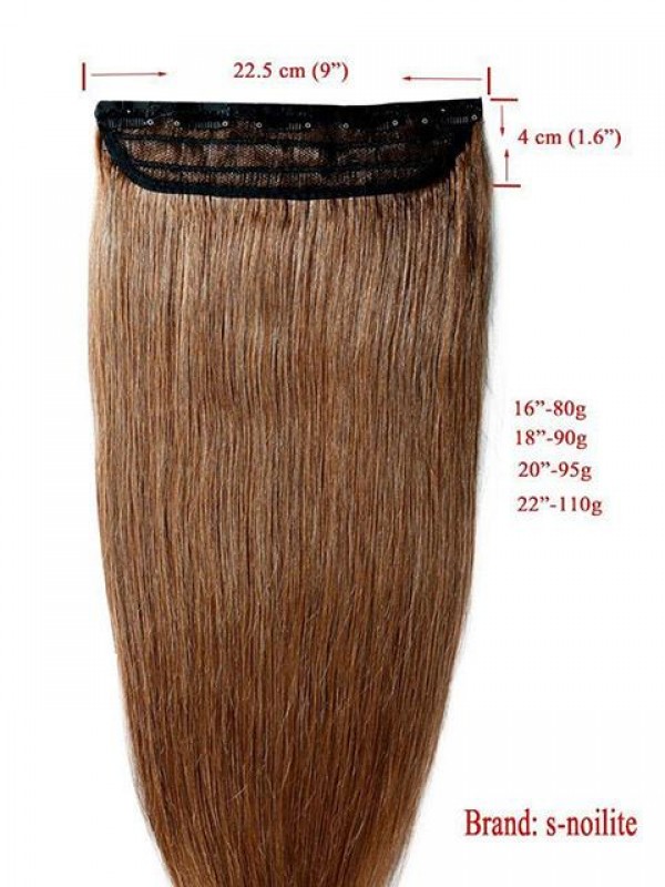 Clip Nelle Estensioni Dei Capelli Sintetici A Testa Piena In Un Unico Pezzo 5 Clip