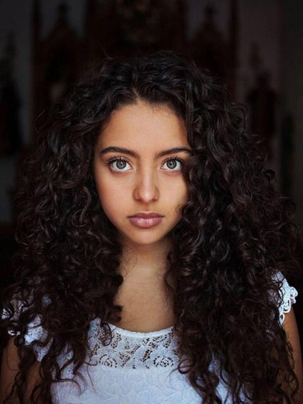 Vendita Calda Capelli Umani Ricci 7 Pezzi Clip Nelle Estensioni Dei Capelli