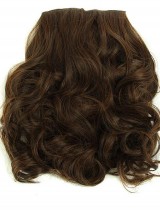 Capelli Sintetici A Onde Lunghe 7 Pezzi Clip Nelle Estensioni Dei Capelli