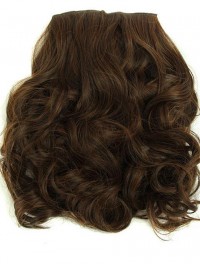 Capelli Sintetici A Onde Lunghe 7 Pezzi Clip Nelle Estensioni Dei Capelli