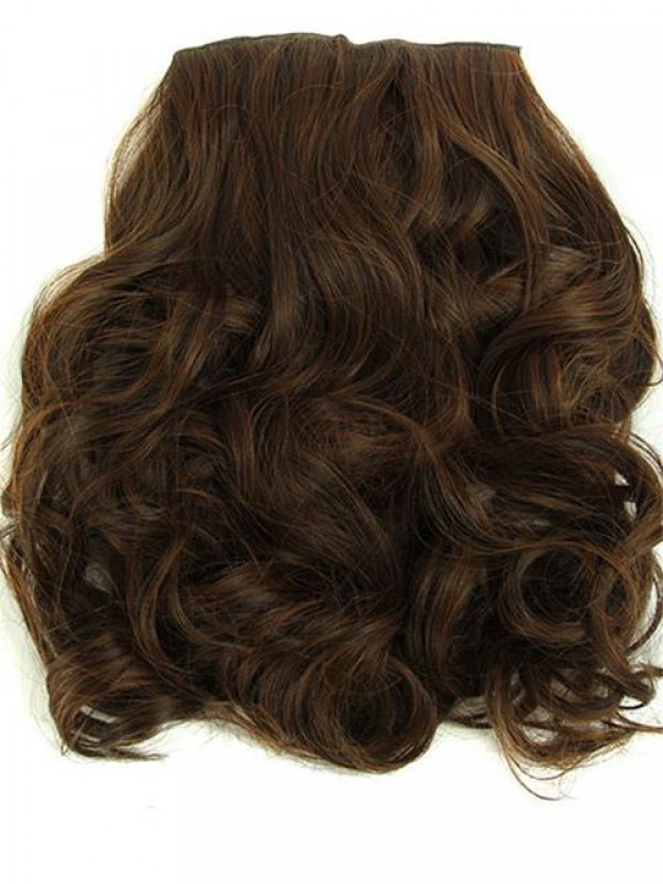 Capelli Sintetici A Onde Lunghe 7 Pezzi Clip Nelle Estensioni Dei Capelli