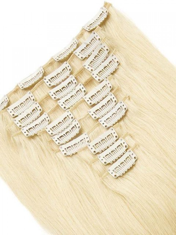 Clip Per Capelli Umani Vergini A Testa Piena Rehoo Nelle Estensioni