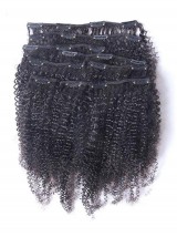 Fermaglio Per Capelli Umani Ricci Afro Crespi Vergini In Testa Piena