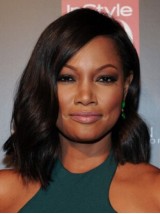 Parrucche Sintetiche Garcelle Beauvais Con Pizzo Frontale Medio Ondulato Con Frangia Laterale 12 Pollici
