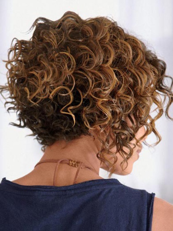 Parrucca Ondulata Riccia Corta Con Capelli Afro