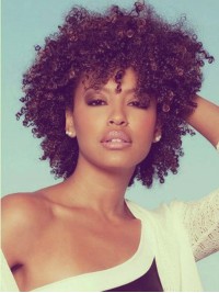 Parrucca Corta Ricci Afro