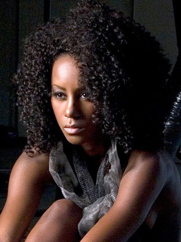Parrucca Riccia Lunga Con Capelli Afro