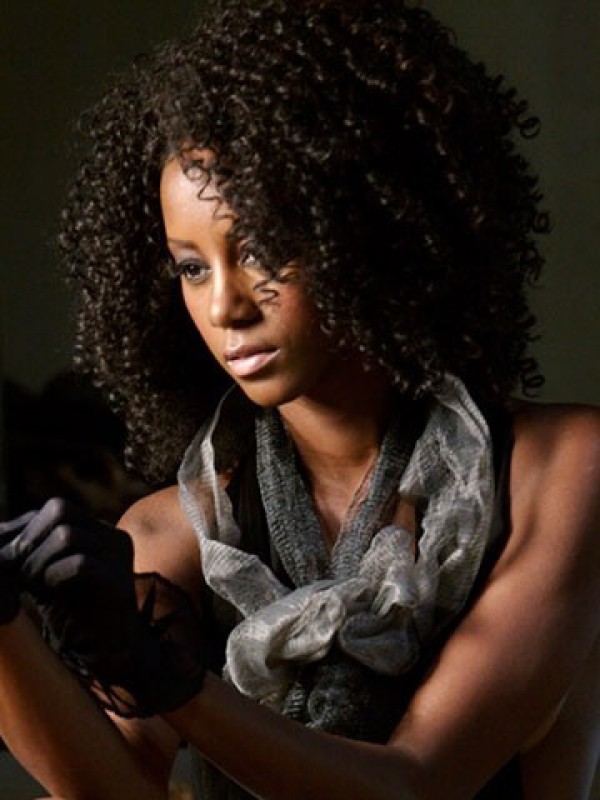 Parrucca Riccia Lunga Con Capelli Afro