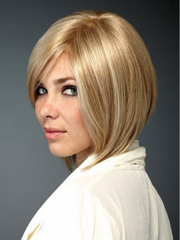 Parrucche Per Capelli Huamn Anteriori In Pizzo Corto Dritto Marrone Bob