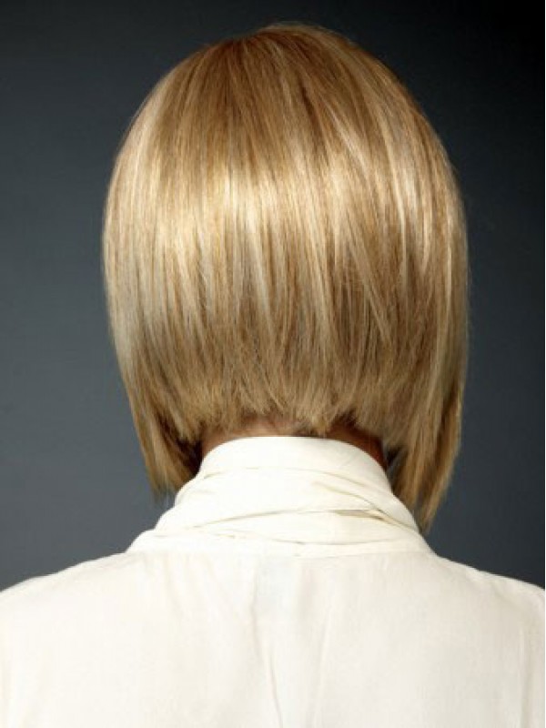 Parrucche Per Capelli Huamn Anteriori In Pizzo Corto Dritto Marrone Bob