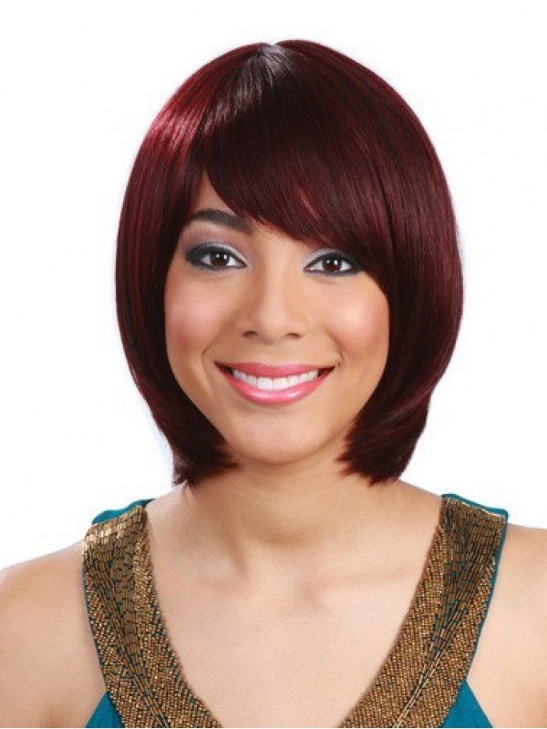 Parrucca Di Capelli Lisci Corti Bob