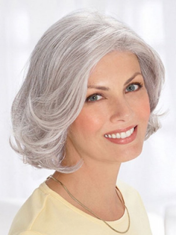 Parrucche Corte Bob Wavy Senza Cappuccio Gery 10 Pollici