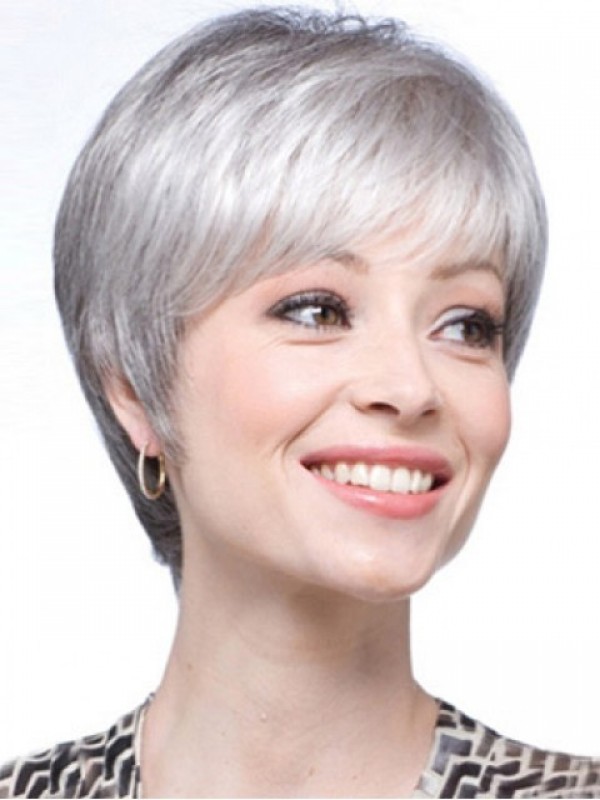 Parrucche Sintetiche Classiche Corte Dritte Da 6 Pollici