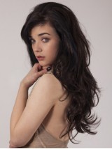 Parrucche Lunghe Ondulate Nere Dei Capelli Umani