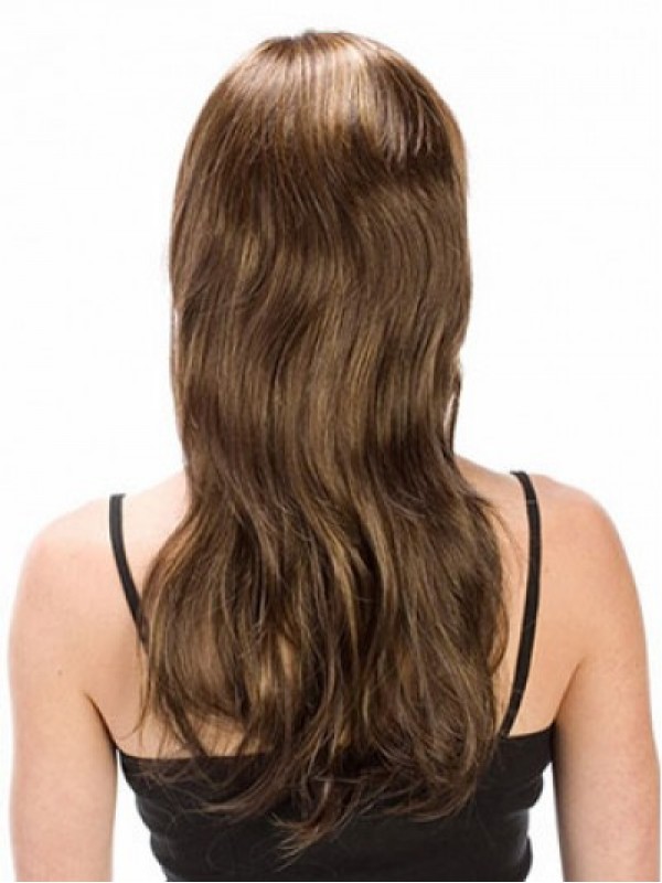 Parrucca 3/4 Di Capelli Umani Di Remy Ondulati Lunghi